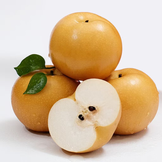 Jingxiansheng Great Wall Mutton Fat Qiuyue Pear Authentic Extra Large Fruit Net Weight 7Jin Jin equals 0.5kg 6-8 pieces Fresh Fruit Gift Box