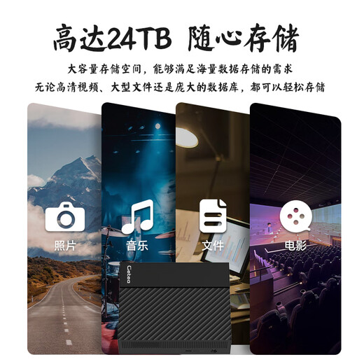 GETEA mobile Festplatte der Enterprise-Klasse, 28 TB, große Kapazität, 3,5-Zoll-Desktop-Speicher, Typ-C3.2, Hochgeschwindigkeits-Desktop-Laptop, externe Festplatte PHDD