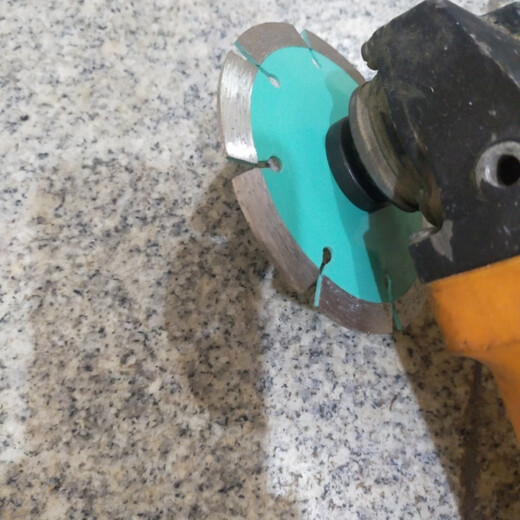 An Junsheng marble diamond dish-shaped pebbles flat-cut saw blade granite polished under-counter basin curved cutting blade 105 curved cutting blade-green