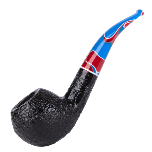 
Sharphan (SAVINELLI) imported from Italy with traditional 673 collection of handmade heather pipes, large solid wood curved pipes, men's gifts [Mask series 673 bucket type] 6mm