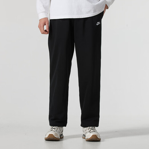 Nike (Nike) Sportanzug Herrenkleidung 2025 Neues Business Casual Tennis Training Polo-Shirt kurzärmelige T-Shirt Straight Hosen FN3895-010+HQ4423-010 m