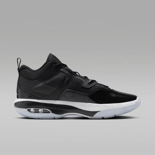 Jordan Jordan's New Stay Stay Loyal 3 Serie Men Basketball Zapatos de baloncesto Aire Cushion Choping Rebound Wear Resistente cómodo zapatos deportivos Black/White/Football Grey FB1396-002 49.5