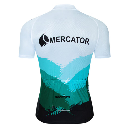 Banesto's new cycling jersey short-sleeved top summer quick-drying cycling clothing style 15 L size suitable for weight 125 Jin Jin equals 0.5 kg to 145 Jin Jin equals 0.5 kg