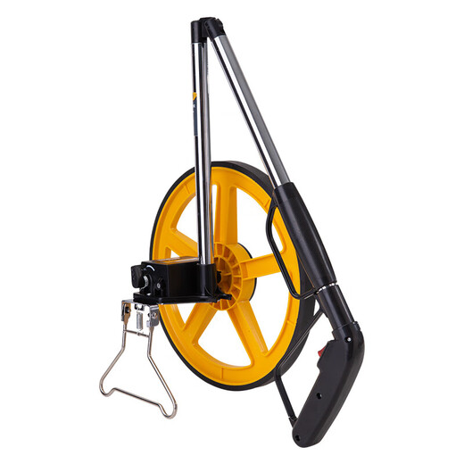 Deli -Roller -Entfernungsmesser Handschubrollen -Lineal Elektronisch Lineal Digitale Anzeige Hochgenauiges mechanisches Push -Lineal Outdoor -Messgerätewerkzeug Großes mechanisches Rad [Durchmesser 300 mm] DL9712