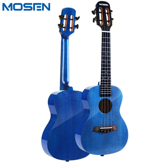 莫森（MOSEN）M6-BL尤克里里乌克丽丽ukulele单板奥古曼木小吉他23英寸 骑士蓝