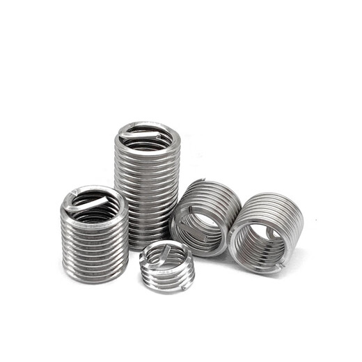 RSRDDY Chengdejing 304 stainless steel threaded sleeve steel wire threaded sleeve threaded brace protective sleeve screw M216 set steel sleeve M2*0 points 4*1D10 grains 2mm