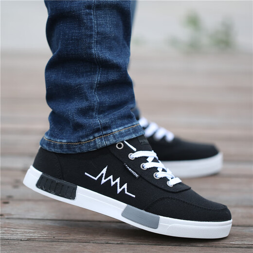 Camel de la región occidental (Vancamel) SOLO SOLO SOLO SOLO Men's Shoes 2025 Spring New Fashion Fashion Youth All-Match Skid Skids Sneakers Breathable Casual Canvas Zapatos QLX-6636 Gray 39
