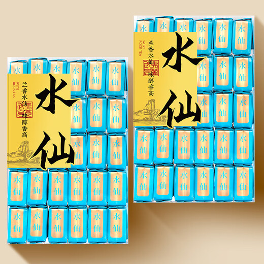 首宴老枞水仙乌龙茶武夷岩茶500g年货节送长辈礼品茶叶自己喝小泡袋