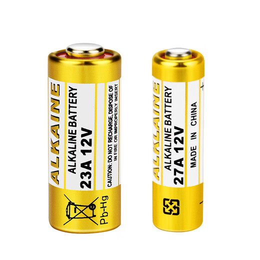Songran 27A12V Remote commande Batterie alcaline alcaline Attachez au hasard le volet à rouleaux de garage porte de la porte de roulement à télécommande Batterie A27S L828 Batterie [Single Piece]