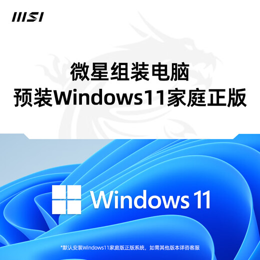 MSI AMD Ryzen R7 9700X/RTX5060 graphics card assembly computer e-sports Black Myth Wukong game high-end desktop AI high-definition design rendering host DIY complete machine R7 9700X+RTX5060丨Configuration 2