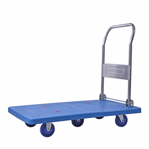 Kezhitu maßgeschneiderte stille Trolley mit 5 Rädern, Flachbettlastwagen, kleiner Anhängerfalt, Haushalt tragbarer Trolley Ziehen Sie 13565 ladende 800 Jin [Jin entspricht 0,5 kg]