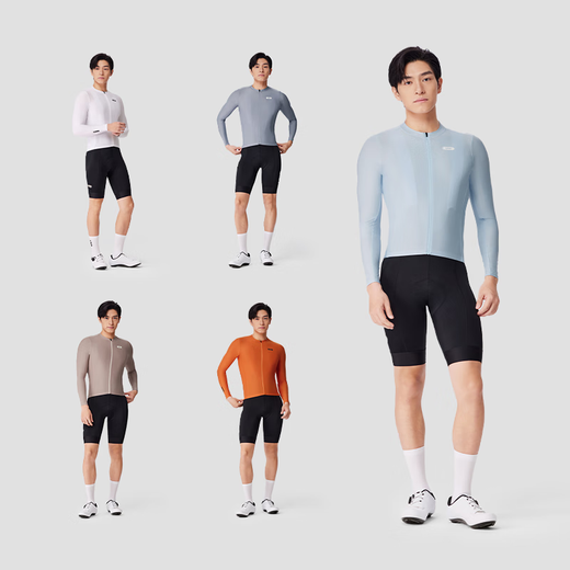 
UKE men's spring and summer new product UPF100+ sun protection lightweight breathable bicycle long-sleeved cycling suit sports top Manchuan Snow White M