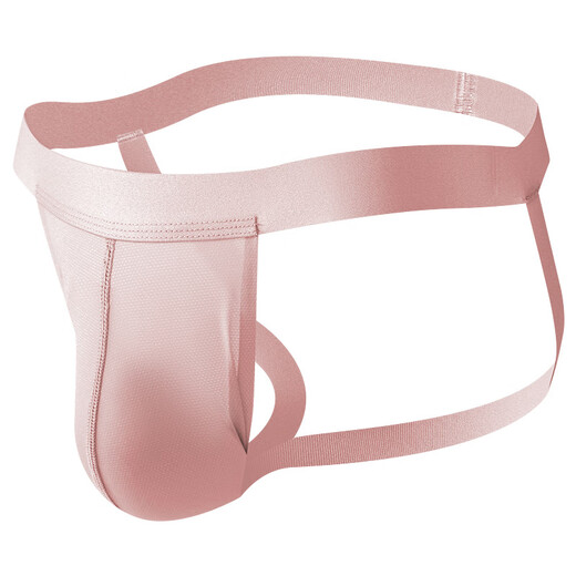 New men's large size thongs new men's gay back opening no need to take off sexy double thongs low waist sexy underwear army green XL