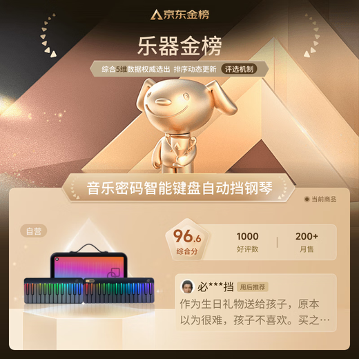 Music Password Smart Keyboard Automatic Piano Smart Rainbow Piano Portable Electronic Piano Novice Children Adult MIDI Keyboard