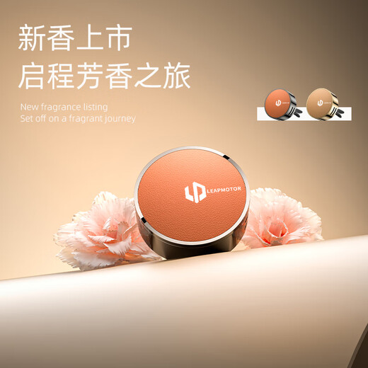 Tuliang Leipao T03/C01/C10/C16/C16 car aromatherapy car air outlet perfume deodorizing fragrance high-end Leipao brown contains 4 replacement cores + gift box