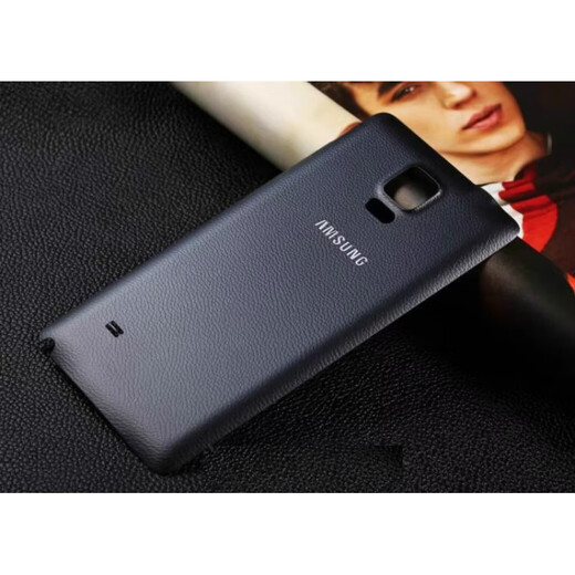 Samsung (SAMSUNG) is suitable for Note4 original back cover N9108V mobile phone case N9106 battery cover Note3 back case S5 transparent silicone cover G9008v Samsung Note4 back cover black Note4 other Samsung models
