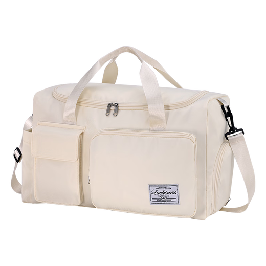 Easy Travel Package große Kapazität Sports-Fitness-Tasche Kurzstrecken-Bordpaket für Reisebotten White White White