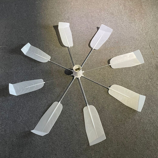 Kezitu Customized Ceiling Machine Ceiling Air Conditioning Windshield Office Anti-Direct Blowing Air Conditioning Guide Fan Universal Installation-Free White