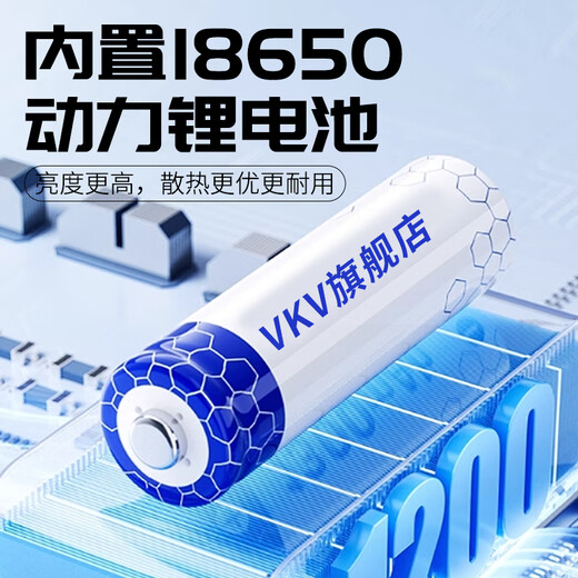 VKV头戴式照明灯强光超长续航充电户外超亮激光钓鱼夜钓工作巡逻矿灯 VT9215-P90激光芯-续航8-18H