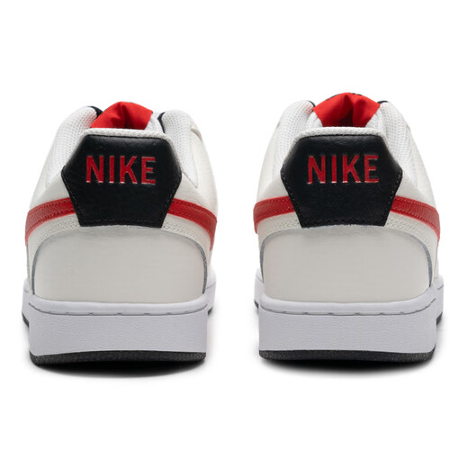 耐克（NIKE）男鞋板鞋 2025新款夏季时尚运动鞋舒适耐磨低帮运动休闲鞋滑板鞋 COURT VISION/白黑红 42