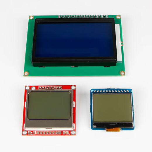 1602 LCD screen 12864 display screen with font library 0.96-inch OLED screen (4/7-pin) LCD display module 0.96-inch 4-pin OLED display I2C/SPI interface (
