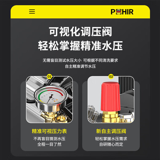 Black Cat Sheng Will Commercial Washing Machine à laver haute pression Machine de lavage haute puissance Lavage de voiture à eau pistole