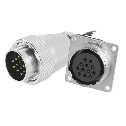 WS16/20/24/28/32/40/48 aviation plug and socket male and female power industrial connector TQ+Z connector WS20-3 core 25A (male + square seat)