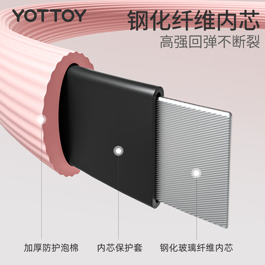 Yottoy resistance multifunctional circle Pilates circle professional limbs magic yoga ring leg thigh fitness circle soft sand powder
