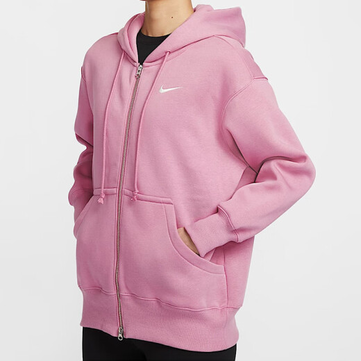 Nike (Nike) Jacke für Frauen Frühling neuer Sportswear plus Fleece warme Kapuze-Jacke DQ5759-657 DQ5759-699 Pink Plus Fleece L.