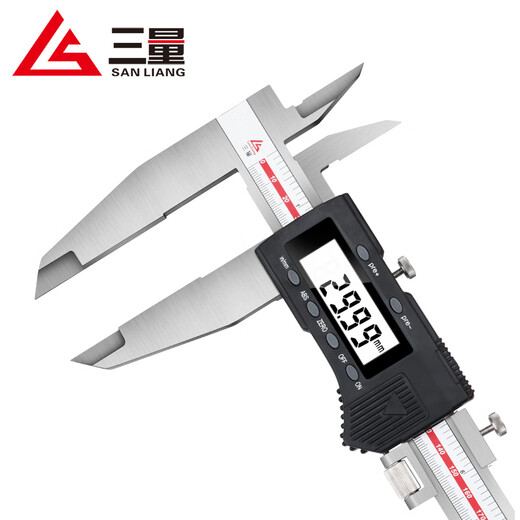 Three-quantity large-range 0-500-600-1000mm electronic digital display vernier caliper 1.5m 2m extended claw JD158 0-500mm double claw