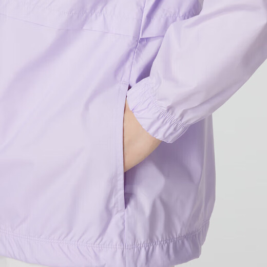 Nike (Nike) Vêtements féminins officiels 2025 Autumn New Sports and Casual Windbreaker Hooded Hooded Top Top Veste tissé DM6180-511 / Light Purple L
