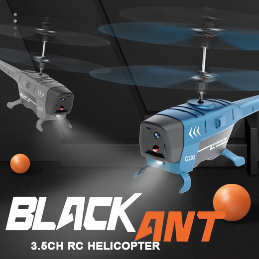 Children's Toys Black Bee Remote Control Helicopter Technology Black Technology Intelligent Obstacle Evitation Office's Fall-Remote Control Temote Control Drone Hélicoptère de télécommande de 3,5 passes [RED]