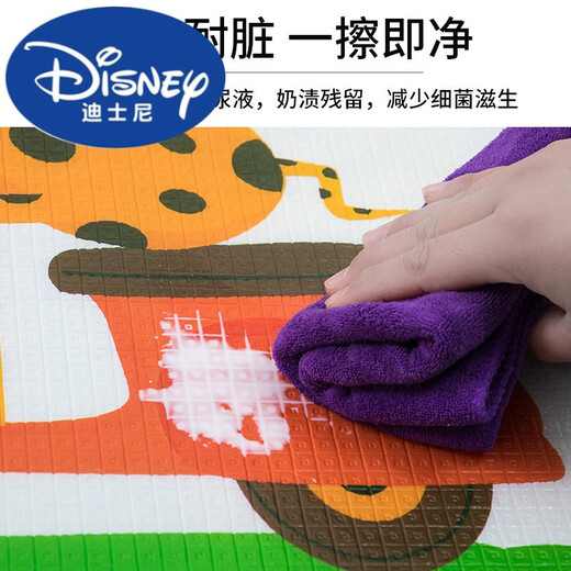 Disney (Disney) Verdickte 3 cm ausgepackte Baby Kinder Anti-Fall-Matten Badezimmer Fenster Wohnzimmer Schaumkriechkissen Haushaltsbadezimmer Matte 3 cm verdickter Muster ohne Schnitt zufälliges lockiges Haar ab 20 cm
