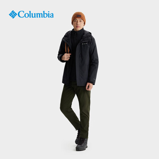 Columbia24秋冬哥伦比亚冲锋衣男户外保暖三合一外套XE5220/WE3892 XE5220/010(抓绒内胆) XXL