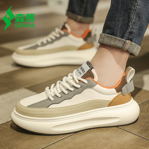 Semir Herrenschuhe im Herbst und Winter 2025 Neue trendige vielseitige Forrest Gump Mesh komfortable Sportschuhe beliebte weiße Schuhe für Männer Mika 1699 39