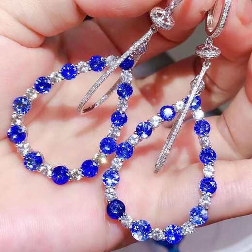 Fujiu Sri Lanka purchasing natural bare stone ring face pendant mining area unfired sapphire tanzanite chrysoberyl tourmaline live broadcast room 50 yuan special shooting