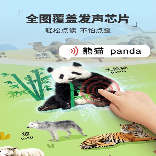 Linguo Deutsche Qualität Baby Audio Early Education Post Diagramm Kognitive Aufklärung Kind und Kind Lesespezifikation Sprachbuch Spielzeug Lernwand Charakter Beruf [Chinesische und englische zweisprachige Logik -Enzyklopädiewissen]
