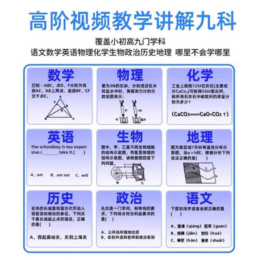 小米机适用英语点读笔词典笔小学初中高中学习神器多功能翻译笔 升级版-蓝色】离线扫描+同步视频 官方标配