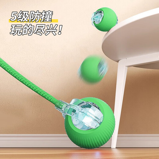Praise pet's super long battery life intelligent rolling ball, cat toys self-exciting ball, automatic teasing of cat stick walking cat dog tumbling ball