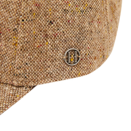 SEASON HIGH spring fashionable and comfortable new baseball cap with wool variegated three-dimensional letter embroidery fashionable adjustable women's G10 mixed brown one size