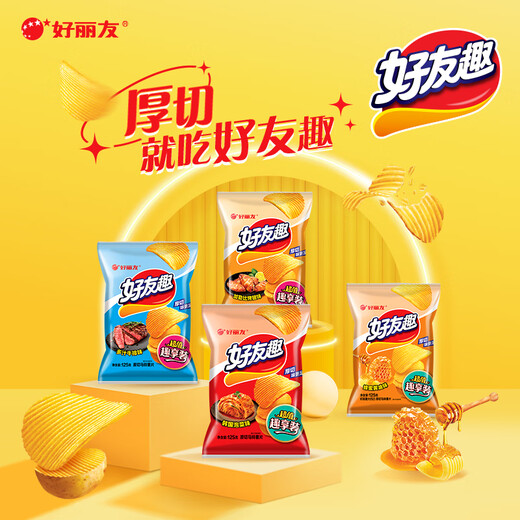 好丽友（orion）好友趣韩国泡菜味125g 休闲零食 膨化薯片食品小吃
