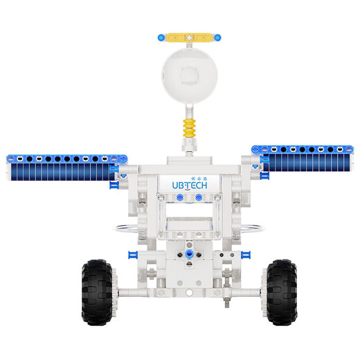 UBTech (UBTech) Puzzle d'enseignement précoce des enfants Remote contrôle électrique Parent-Child Toy Learning Ai Smart Building Blocs Robot Programmable 6-12 ans Hommes et femmes Expérience scientifique Set New Year Gift [Gift Box] Programmation Robot Moon Rover-Sports Edition