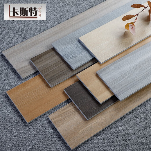 
He Hou's living room antique bricks, wood grain floor tiles, balcony, bathroom and dining room wall tiles, anti-slip straight edge imitation solid wood bedroom floor tiles GN15912 Others