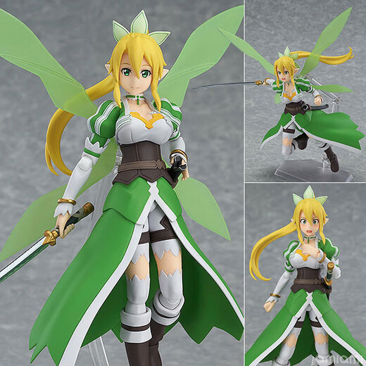 Figma314 Sword Art Online II ALO Lifa Kiriya Nao Leaf Figure Model figma174 Moving Kirito Domestic Spot