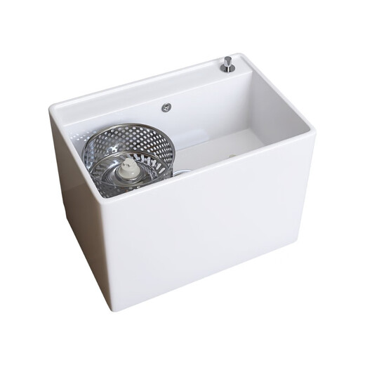 Arrow ARROW balcony mop pool dual-drive ceramic large floor mop bucket washing mop pool rotating small mop pool household floor-standing 408 ordinary model bottom + left and right drainage