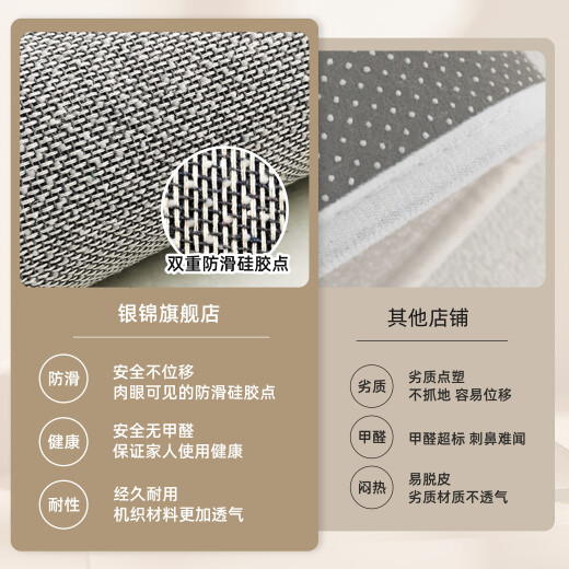 Tapis salon léger luxe haut de gamme 2024 Nouveau canapé de canapé irrégulier tapis d'étanchéité spéciale et déchausable