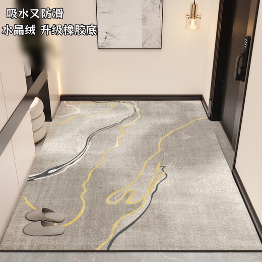 客厅门口入户地垫好打理的垫子高端进门脚垫防滑门垫耐脏玄关厨房 TPR-3892 200cm*300cm