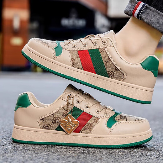 VIPVCK Neues Produktpaar weiße Schuhe 2025 Frühlingsbiene schmutzige Schuhe Männer und Frauen gleicher Stil Leicht und vielseitig Casual Sports Schuhe Milu Cool Qifeng vck881 41