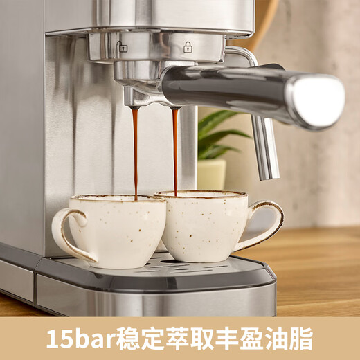 Severin German Century-Old Brand italien semi-automatique Coffee Machine Home Coffee Machine Coffee Machine Café Machine LAHUA KA5994 + Small Bean Grinder KM3879