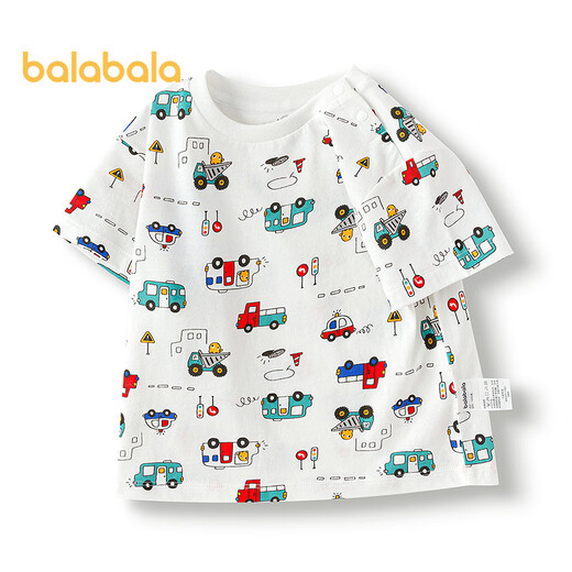 Balabala baby t-shirt baby tops for boys and girls short-sleeved 2025 summer comfortable breathable cute 209225117201